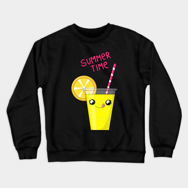 Summer drink Crewneck Sweatshirt by valentinahramov